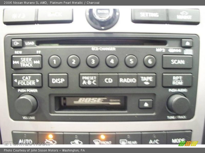 Platinum Pearl Metallic / Charcoal 2006 Nissan Murano SL AWD