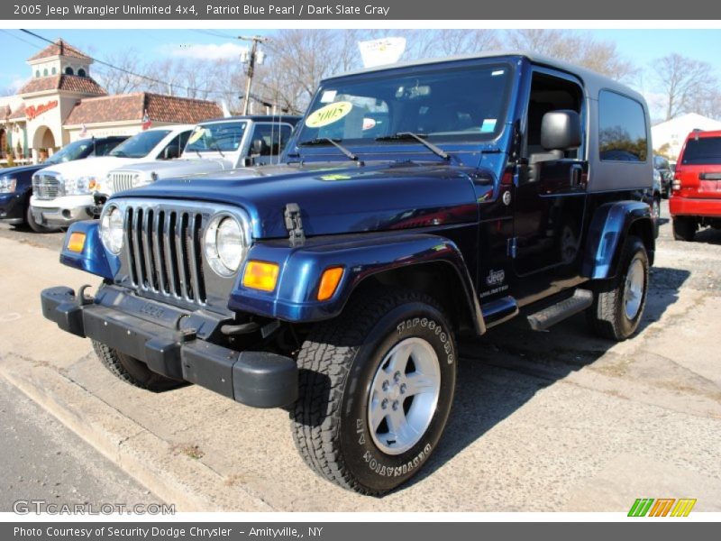 Patriot Blue Pearl / Dark Slate Gray 2005 Jeep Wrangler Unlimited 4x4