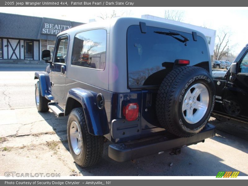 Patriot Blue Pearl / Dark Slate Gray 2005 Jeep Wrangler Unlimited 4x4