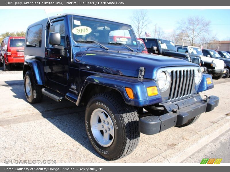 Patriot Blue Pearl / Dark Slate Gray 2005 Jeep Wrangler Unlimited 4x4