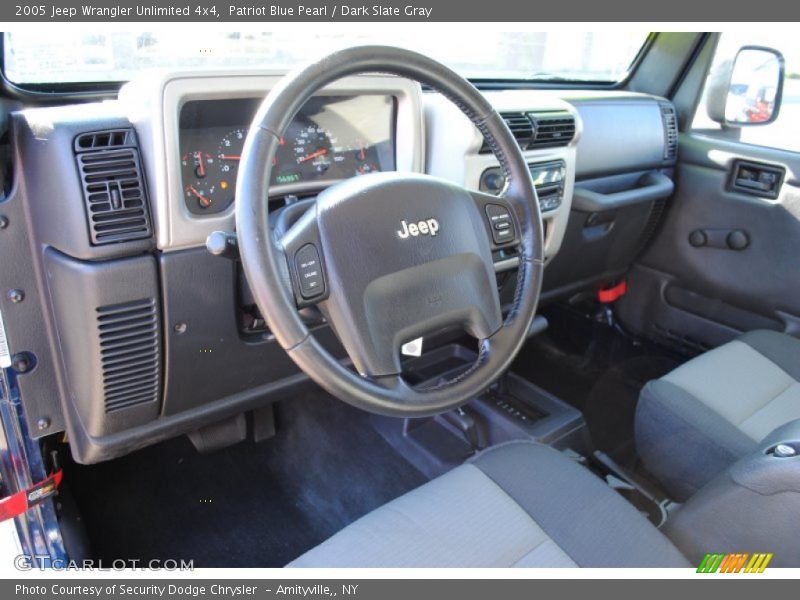Patriot Blue Pearl / Dark Slate Gray 2005 Jeep Wrangler Unlimited 4x4