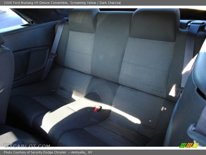 Screaming Yellow / Dark Charcoal 2006 Ford Mustang V6 Deluxe Convertible