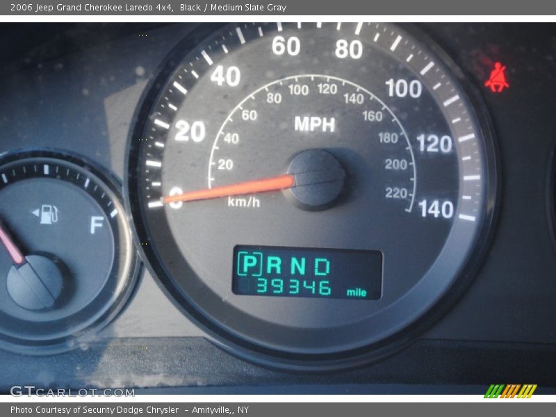 Black / Medium Slate Gray 2006 Jeep Grand Cherokee Laredo 4x4