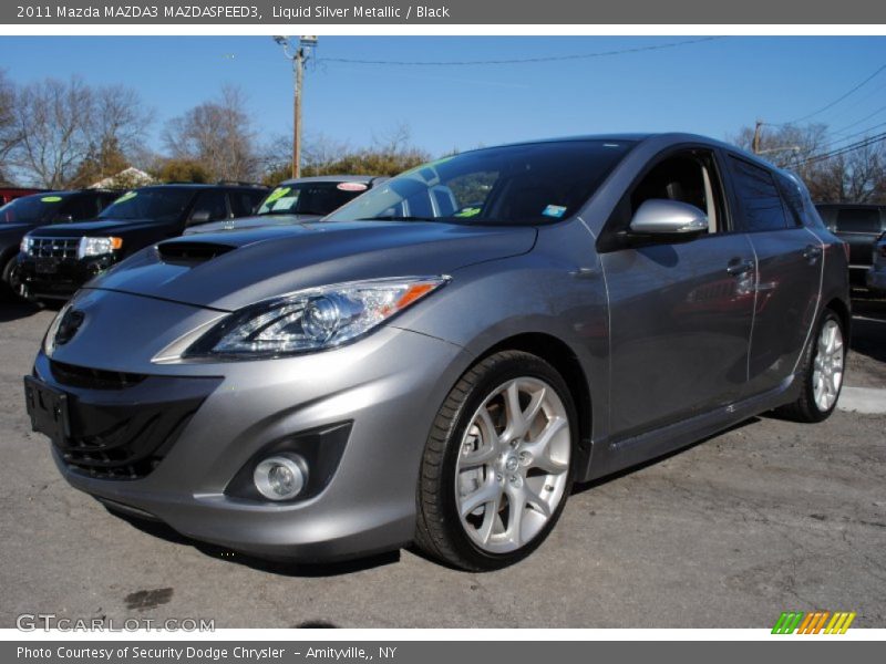 Liquid Silver Metallic / Black 2011 Mazda MAZDA3 MAZDASPEED3