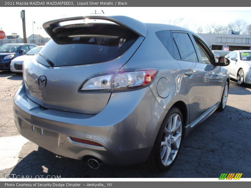 Liquid Silver Metallic / Black 2011 Mazda MAZDA3 MAZDASPEED3