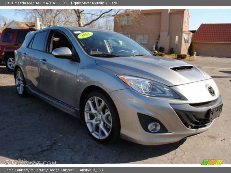 Liquid Silver Metallic / Black 2011 Mazda MAZDA3 MAZDASPEED3