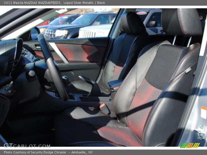 Liquid Silver Metallic / Black 2011 Mazda MAZDA3 MAZDASPEED3