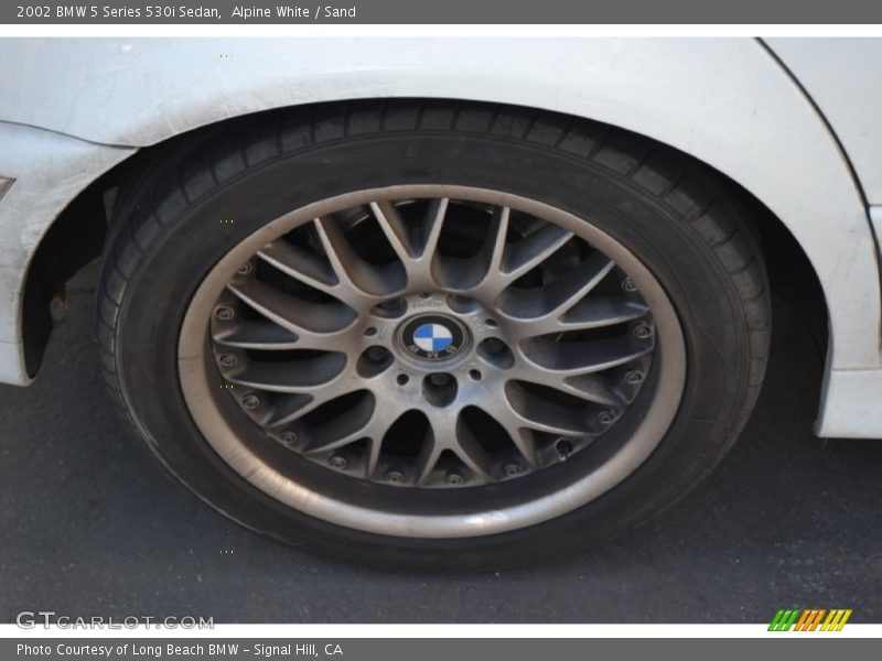 Alpine White / Sand 2002 BMW 5 Series 530i Sedan