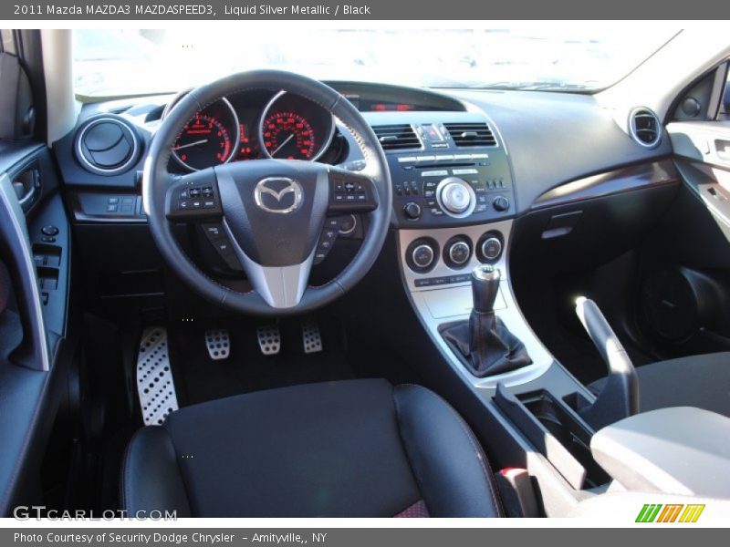 Liquid Silver Metallic / Black 2011 Mazda MAZDA3 MAZDASPEED3