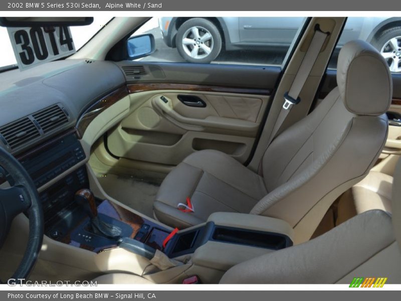 Alpine White / Sand 2002 BMW 5 Series 530i Sedan