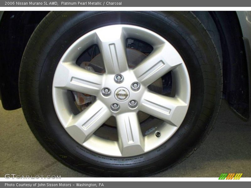 Platinum Pearl Metallic / Charcoal 2006 Nissan Murano SL AWD