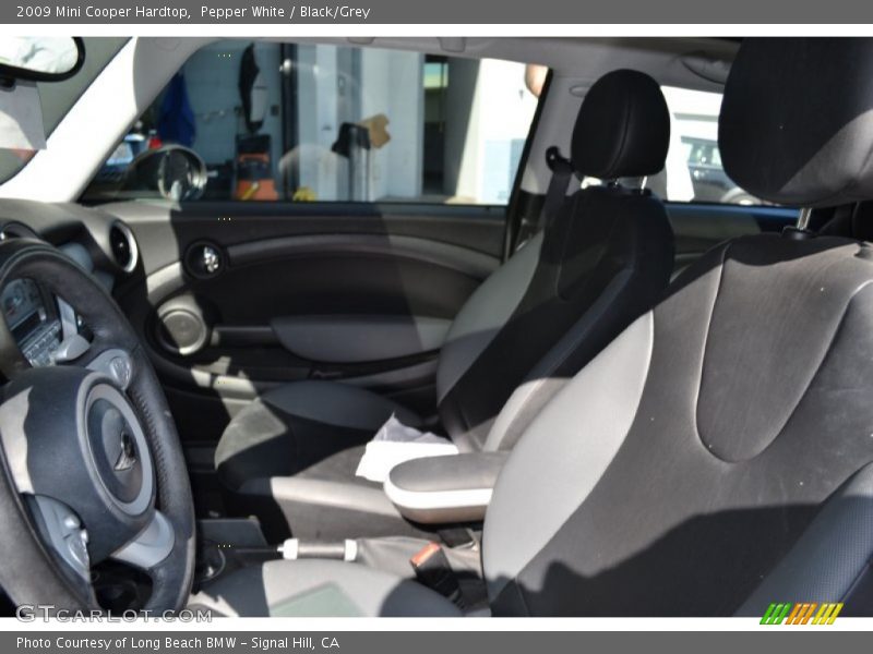 Pepper White / Black/Grey 2009 Mini Cooper Hardtop