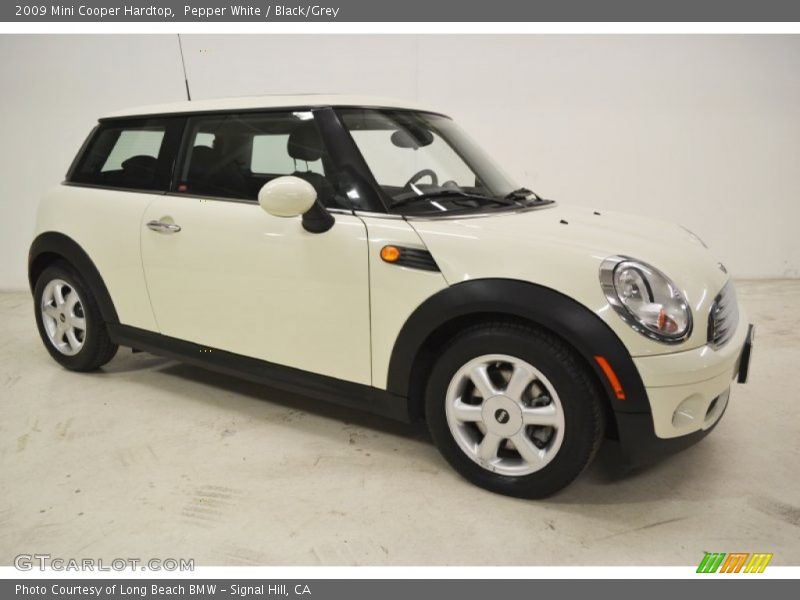 Pepper White / Black/Grey 2009 Mini Cooper Hardtop