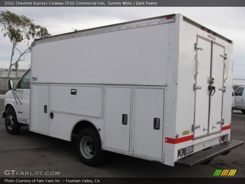 Summit White / Dark Pewter 2002 Chevrolet Express Cutaway 3500 Commercial Van