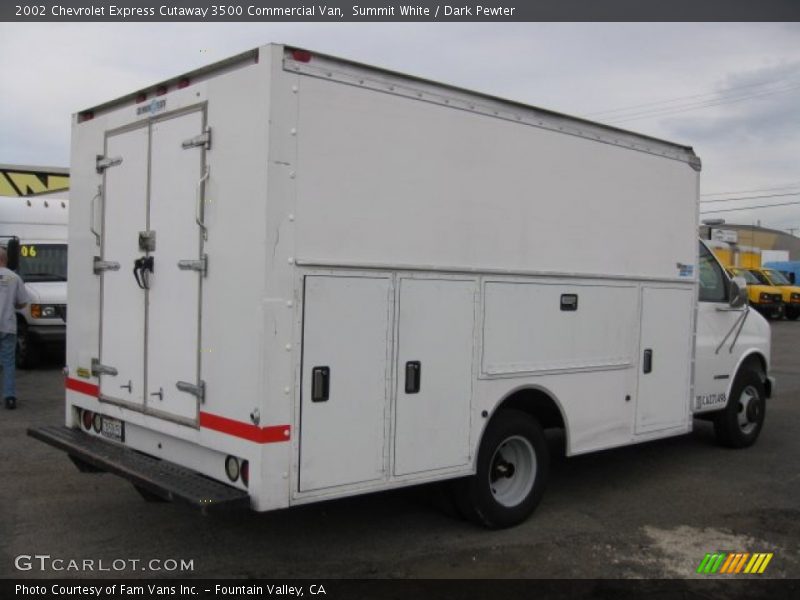 Summit White / Dark Pewter 2002 Chevrolet Express Cutaway 3500 Commercial Van