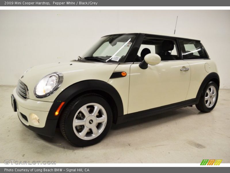 Pepper White / Black/Grey 2009 Mini Cooper Hardtop