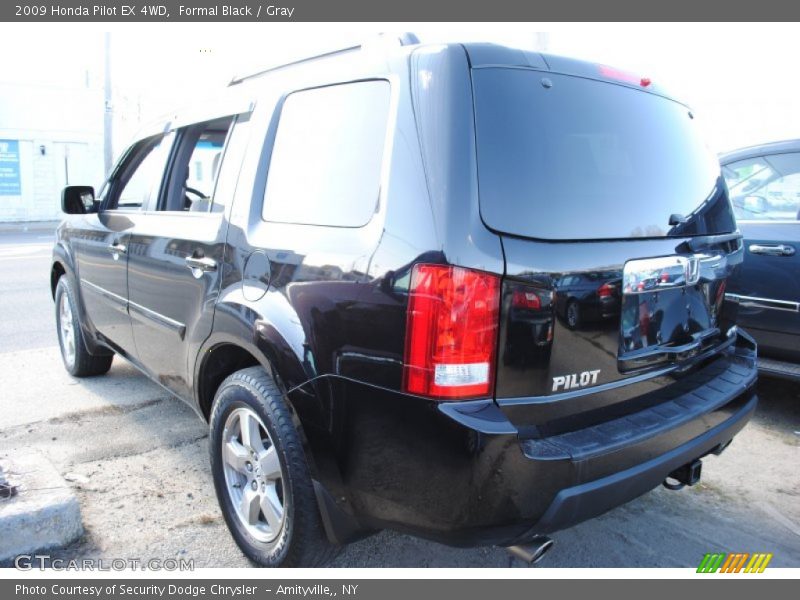 Formal Black / Gray 2009 Honda Pilot EX 4WD