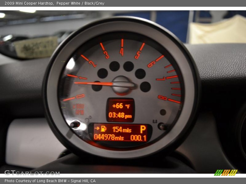 Pepper White / Black/Grey 2009 Mini Cooper Hardtop