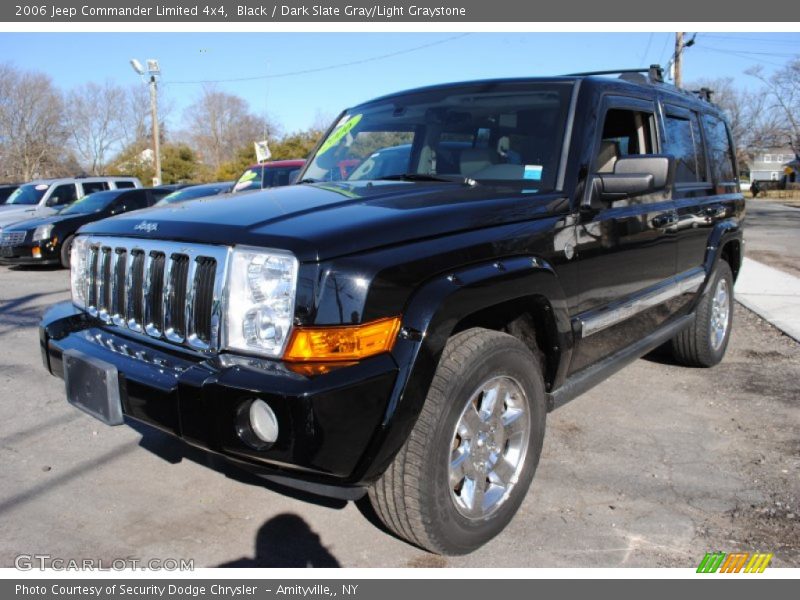 Black / Dark Slate Gray/Light Graystone 2006 Jeep Commander Limited 4x4