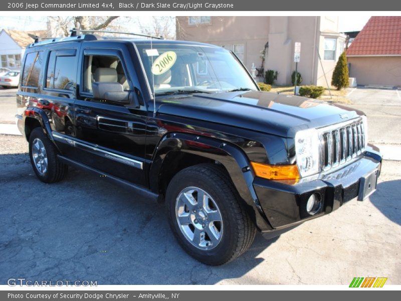 Black / Dark Slate Gray/Light Graystone 2006 Jeep Commander Limited 4x4