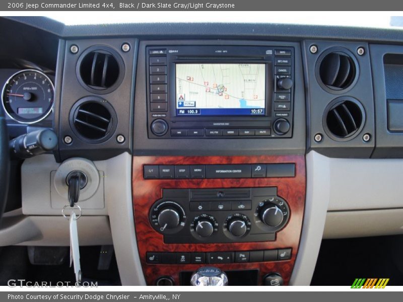 Black / Dark Slate Gray/Light Graystone 2006 Jeep Commander Limited 4x4