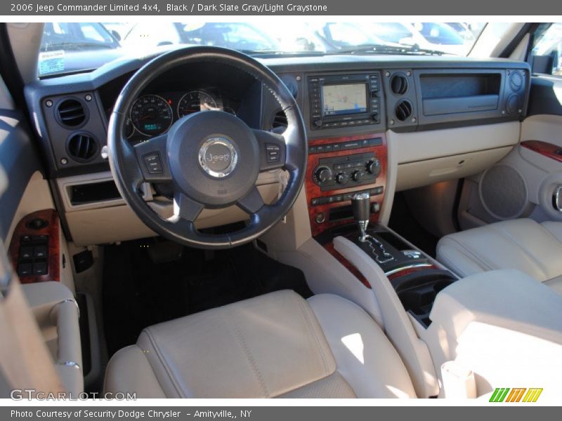 Black / Dark Slate Gray/Light Graystone 2006 Jeep Commander Limited 4x4
