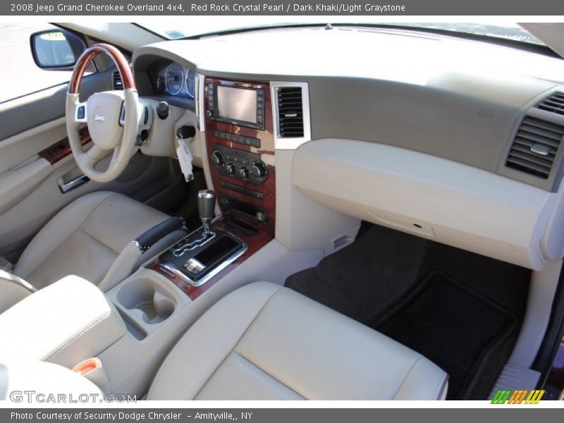 Red Rock Crystal Pearl / Dark Khaki/Light Graystone 2008 Jeep Grand Cherokee Overland 4x4