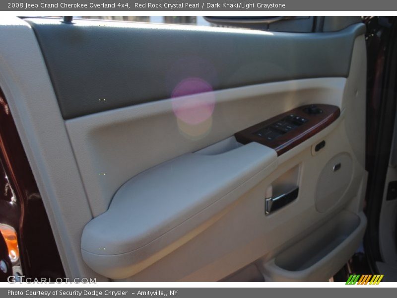 Red Rock Crystal Pearl / Dark Khaki/Light Graystone 2008 Jeep Grand Cherokee Overland 4x4