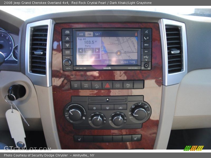 Red Rock Crystal Pearl / Dark Khaki/Light Graystone 2008 Jeep Grand Cherokee Overland 4x4