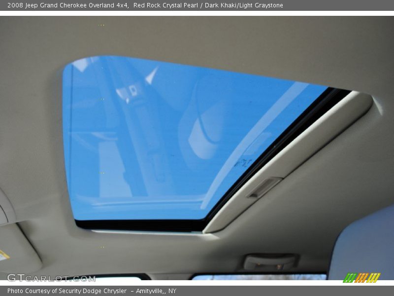 Red Rock Crystal Pearl / Dark Khaki/Light Graystone 2008 Jeep Grand Cherokee Overland 4x4