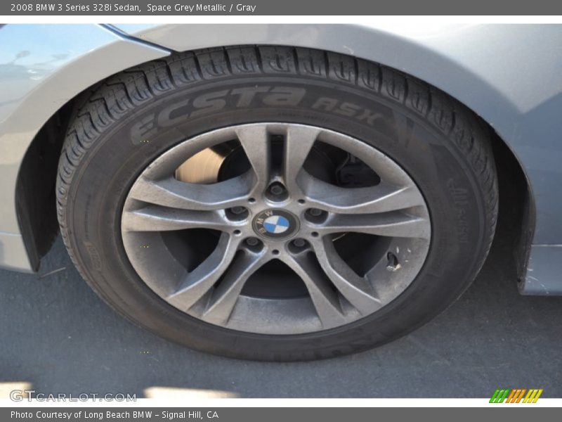 Space Grey Metallic / Gray 2008 BMW 3 Series 328i Sedan