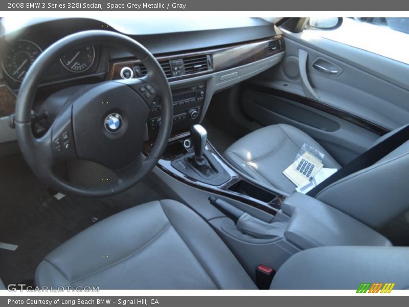 Space Grey Metallic / Gray 2008 BMW 3 Series 328i Sedan