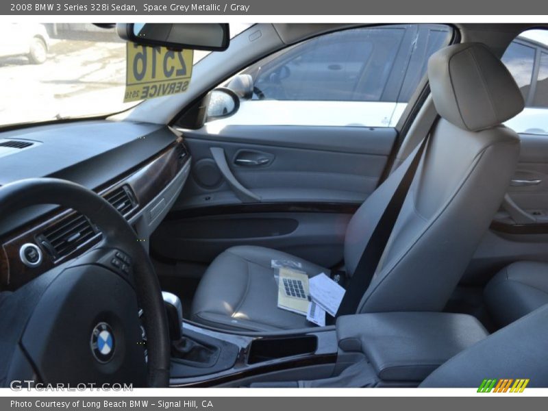 Space Grey Metallic / Gray 2008 BMW 3 Series 328i Sedan