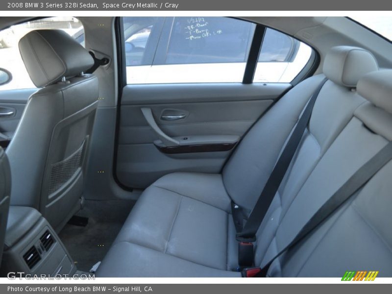 Space Grey Metallic / Gray 2008 BMW 3 Series 328i Sedan