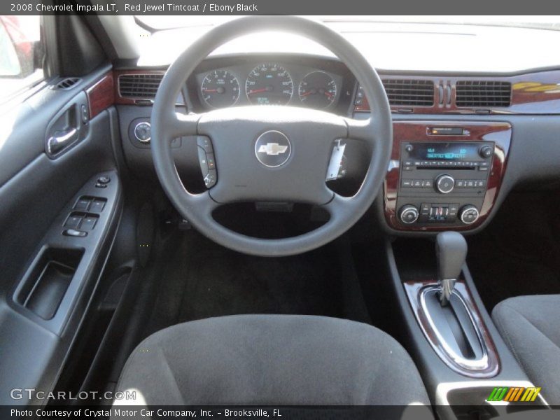 Red Jewel Tintcoat / Ebony Black 2008 Chevrolet Impala LT