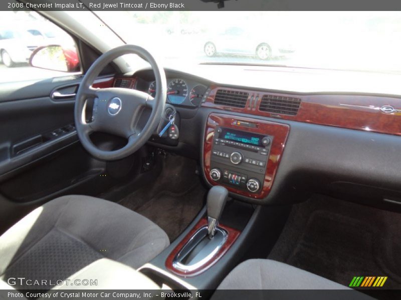 Red Jewel Tintcoat / Ebony Black 2008 Chevrolet Impala LT