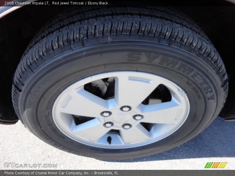 Red Jewel Tintcoat / Ebony Black 2008 Chevrolet Impala LT