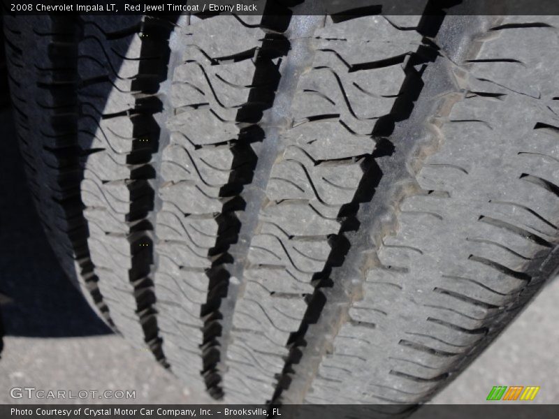 Red Jewel Tintcoat / Ebony Black 2008 Chevrolet Impala LT