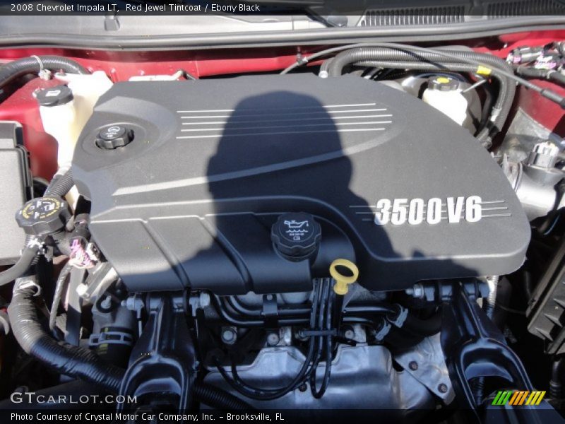 Red Jewel Tintcoat / Ebony Black 2008 Chevrolet Impala LT