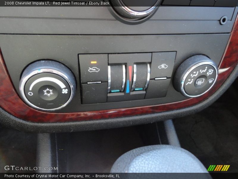 Red Jewel Tintcoat / Ebony Black 2008 Chevrolet Impala LT