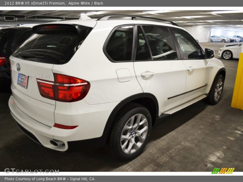 Alpine White / Black 2012 BMW X5 xDrive35i Premium