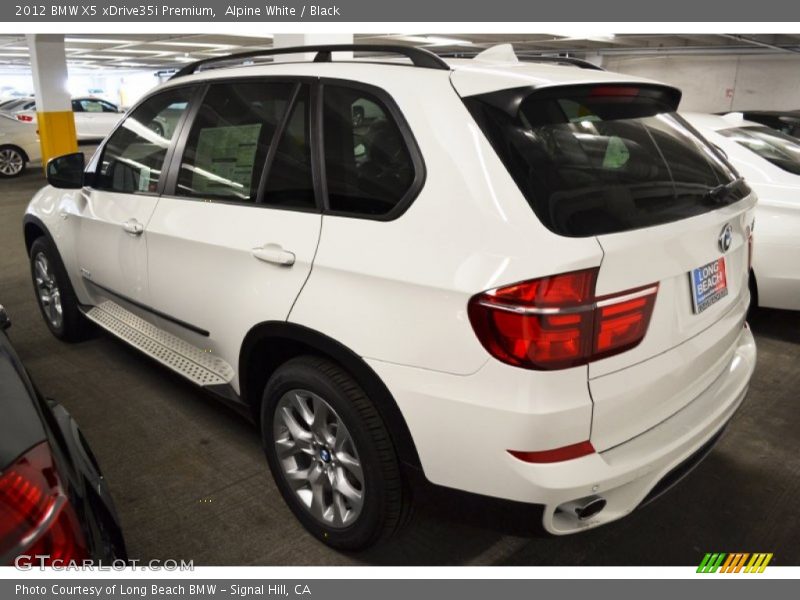 Alpine White / Black 2012 BMW X5 xDrive35i Premium