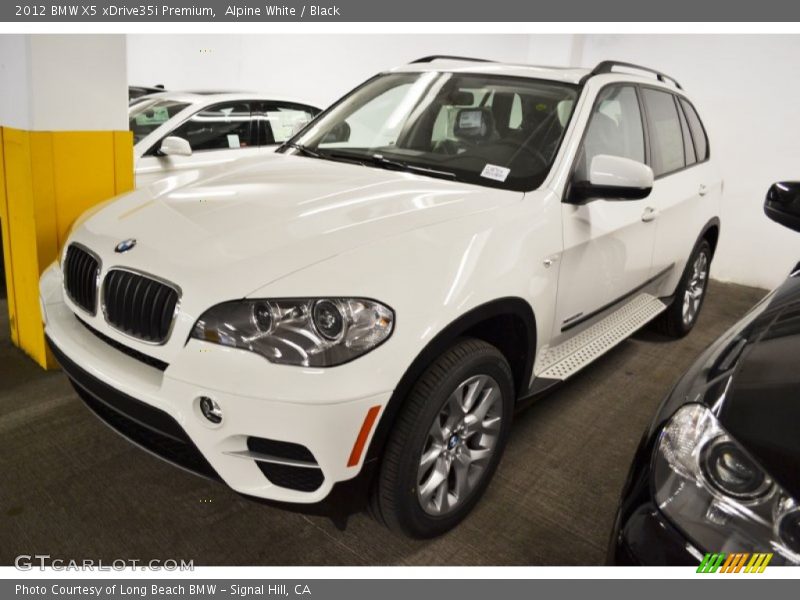 Alpine White / Black 2012 BMW X5 xDrive35i Premium