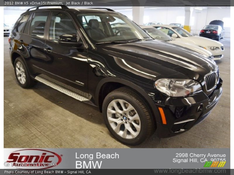 Jet Black / Black 2012 BMW X5 xDrive35i Premium