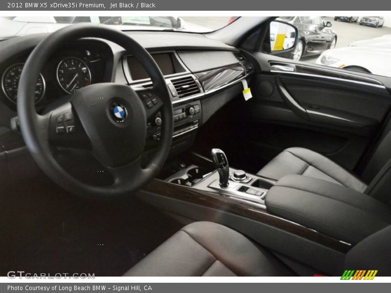 Jet Black / Black 2012 BMW X5 xDrive35i Premium