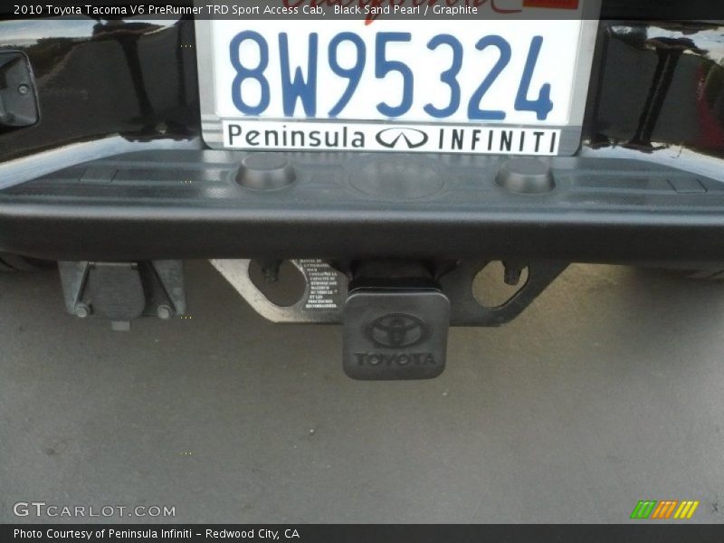 Black Sand Pearl / Graphite 2010 Toyota Tacoma V6 PreRunner TRD Sport Access Cab