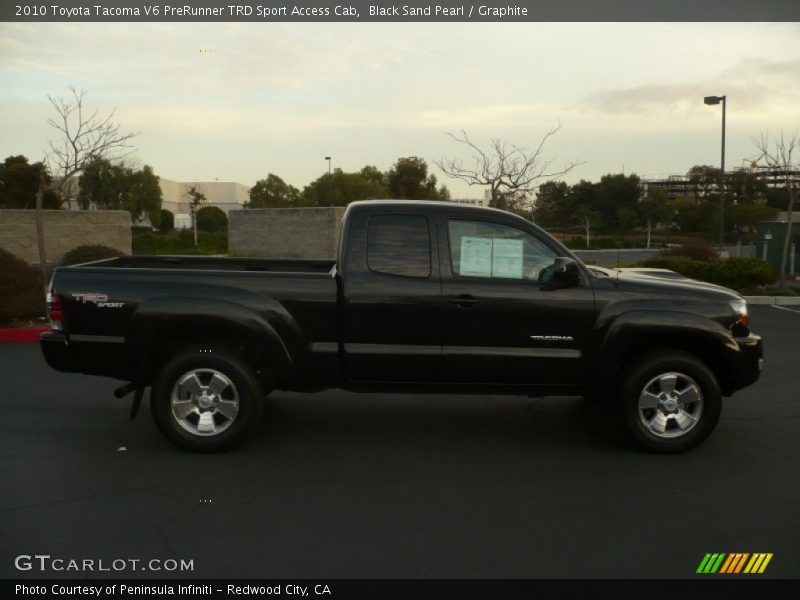 Black Sand Pearl / Graphite 2010 Toyota Tacoma V6 PreRunner TRD Sport Access Cab