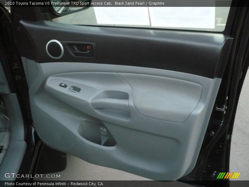 Black Sand Pearl / Graphite 2010 Toyota Tacoma V6 PreRunner TRD Sport Access Cab