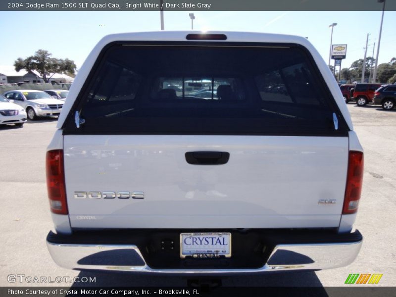 Bright White / Dark Slate Gray 2004 Dodge Ram 1500 SLT Quad Cab