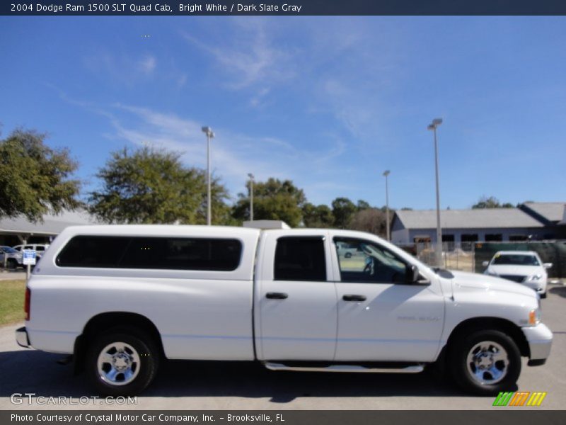 Bright White / Dark Slate Gray 2004 Dodge Ram 1500 SLT Quad Cab